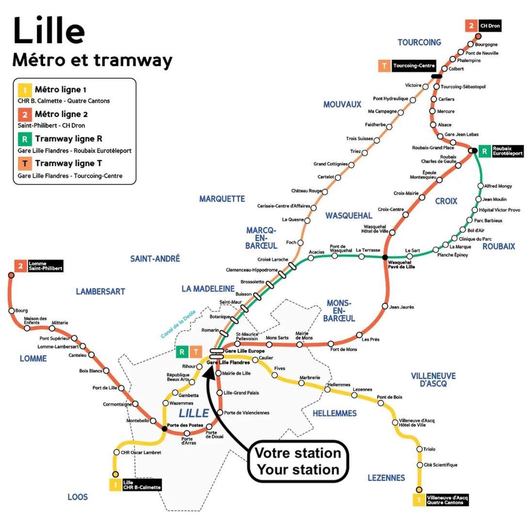 Lille Hypercentre / Gares - Superbe Studio Equipe מראה חיצוני תמונה